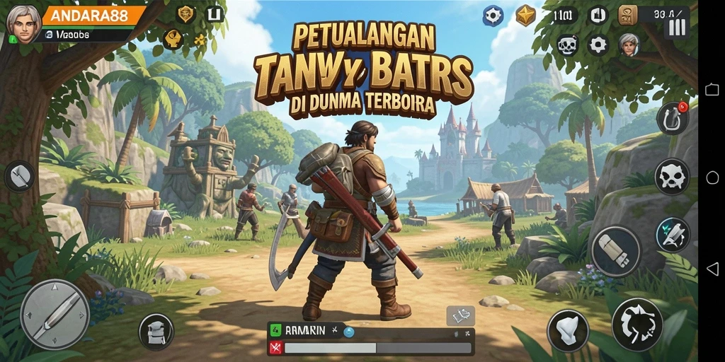Tampilan gameplay ANDARA88 yang memukau dalam dunia terbuka.
