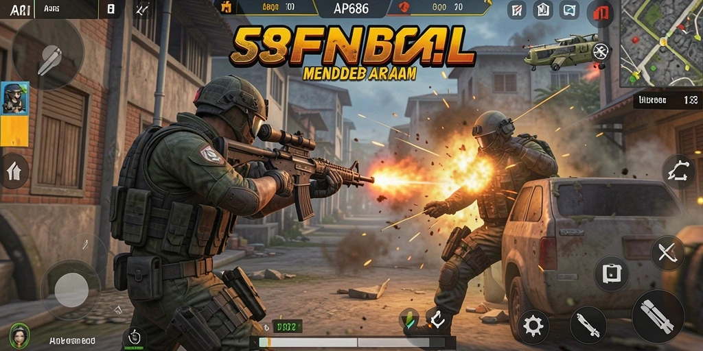 Gameplay intens AP686 dalam pertempuran seru.