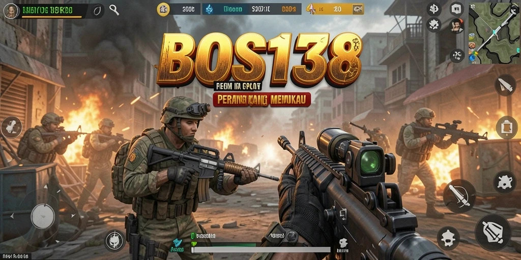 Gameplay BOS138 yang intens dan mendebarkan di arena pertempuran FPS.