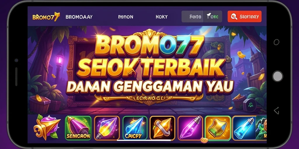 Tampilan gameplay seru dalam BROMO77 Slot yang mengasyikkan.