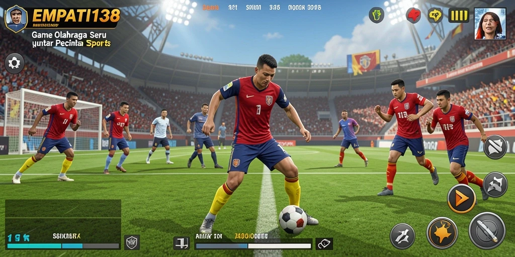 Tampilan gameplay menarik dalam EMPATI138 yang mengajak Anda bersaing di berbagai cabang olahraga.