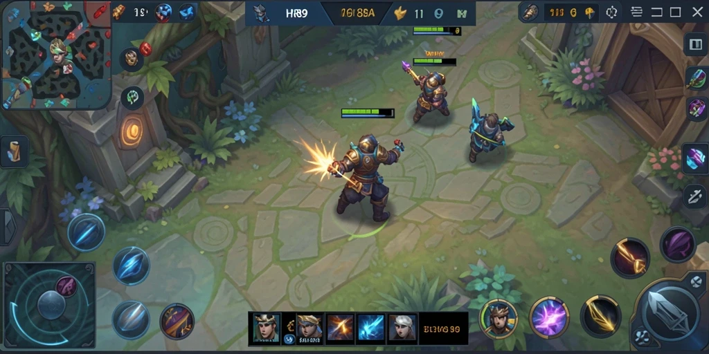 Tampilan gameplay menarik dari HR89 dengan baku tembak seru.