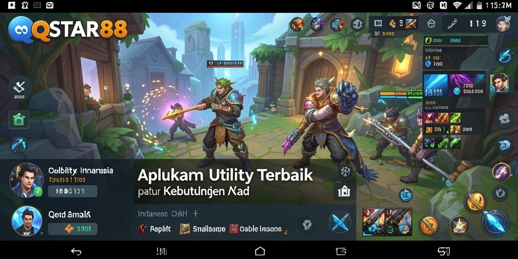 Screenshot utama QQSTAR88 menampilkan antarmuka pengguna yang ramah dan fitur canggih.