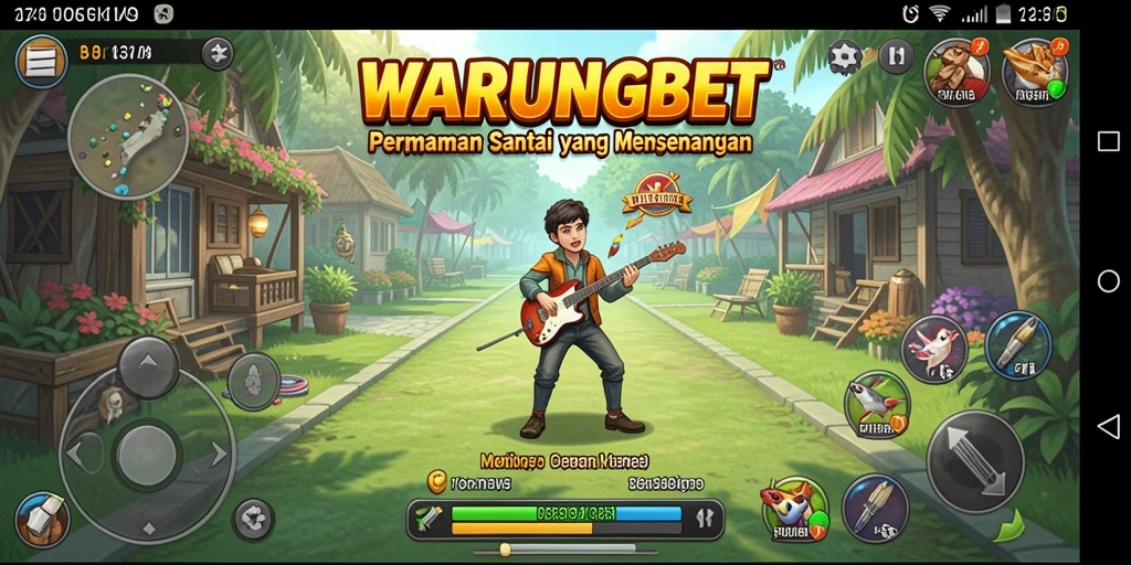 Tampilan gameplay <strong>WARUNGBET</strong> yang ceria dan penuh warna.