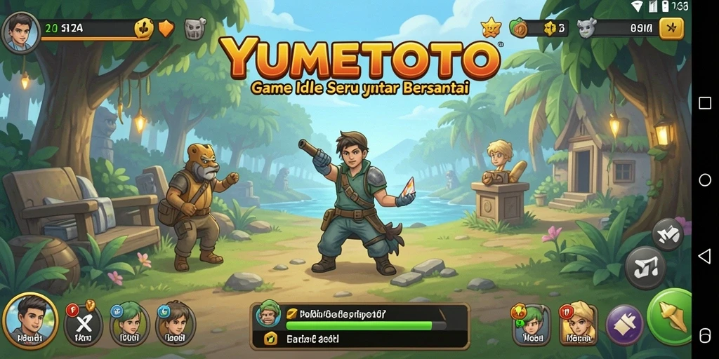 Tampilan gameplay YUMETOTO yang menarik dan penuh warna.